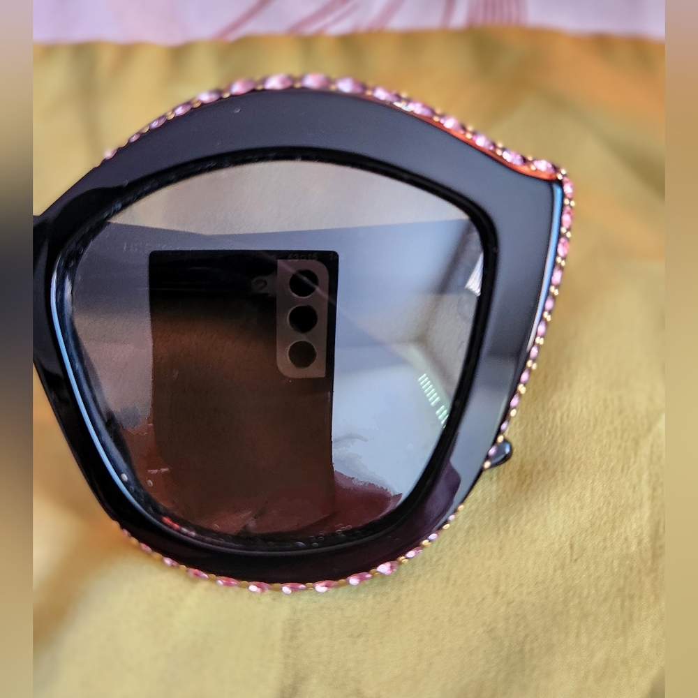 Gucci Women's Embellished Oversized Cat Eye Sunglasses, 52mm - Picture 6 of 10